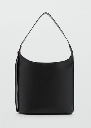 Shopper Bag With Metallic Detail - Women | Mango Usa