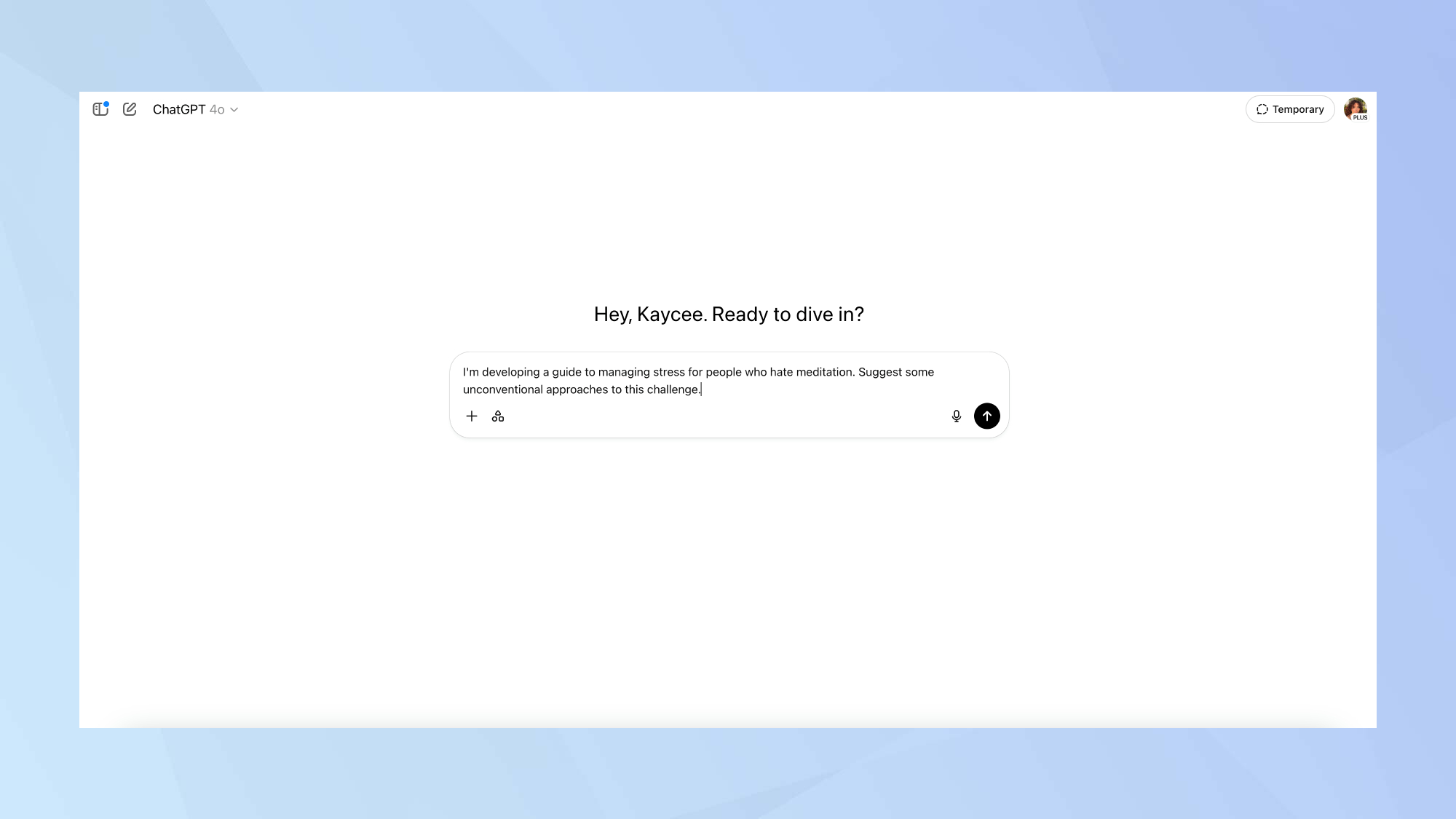 ChatGPT questions prompt
