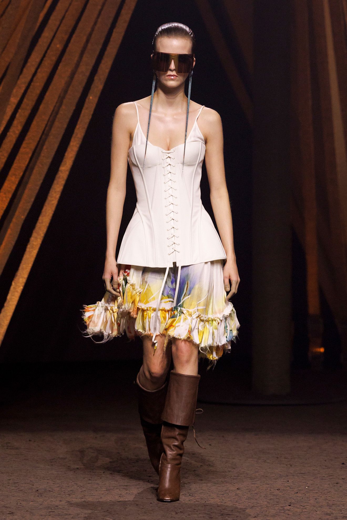 An Alexander McQueen model