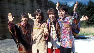 between magical mystery tour and flying