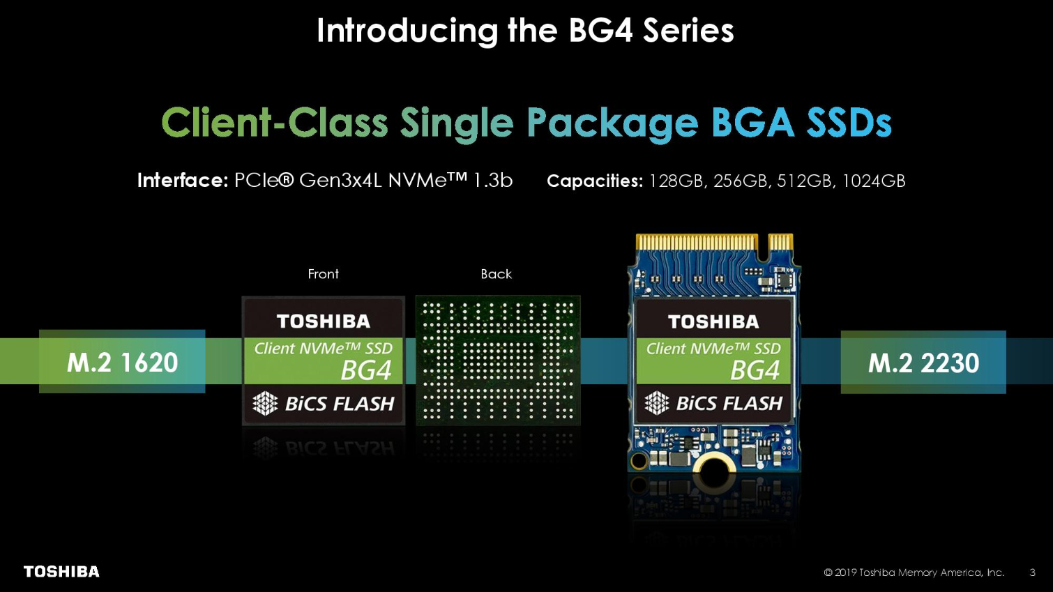 Toshiba Announces BG4 NVMe SSD Series | Tom's Hardware