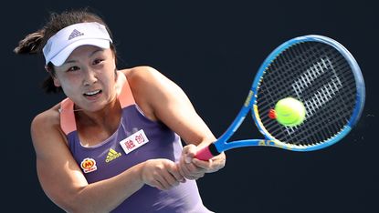 Peng Shuai has won two grand slam women’s doubles titles 