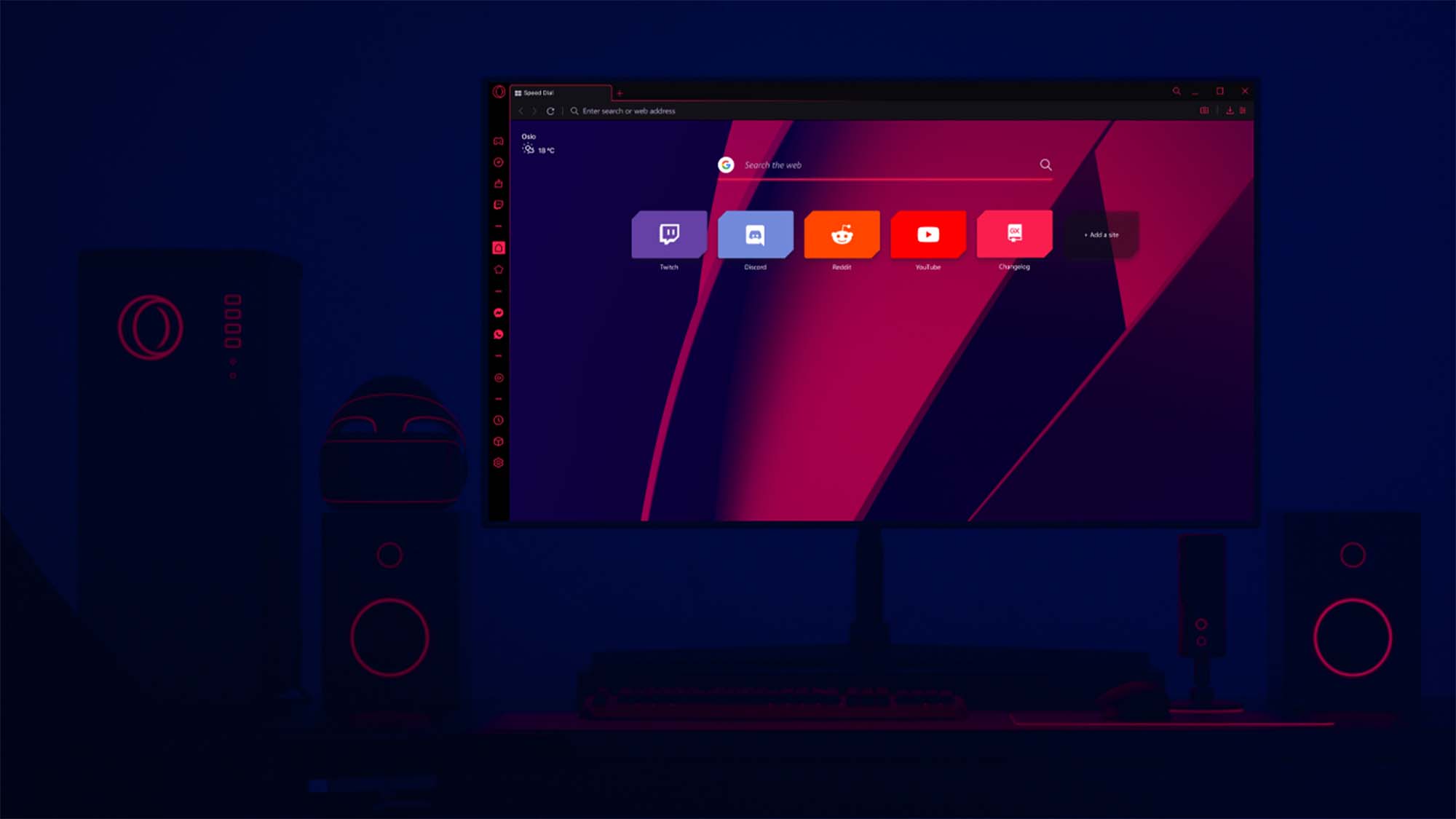 Opera's browser for gamers adds ambient music to keep you in your