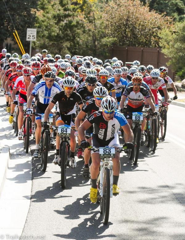 Bryan Fawley (Orbea-Tuff Shed) led nearly the entire 6-mile road climb