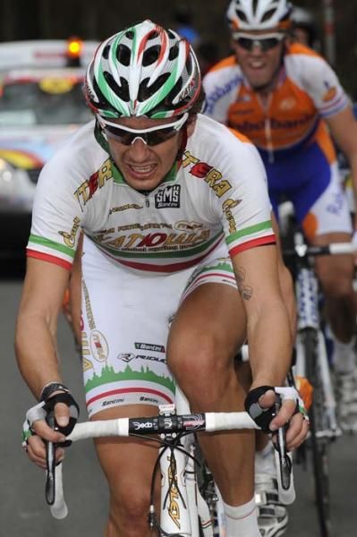 Filippo Pozzato (Katusha) goes deep