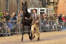 Harry Meade Badminton Horse Trials trotup