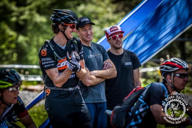 Barry Wicks waiting to start stage 1