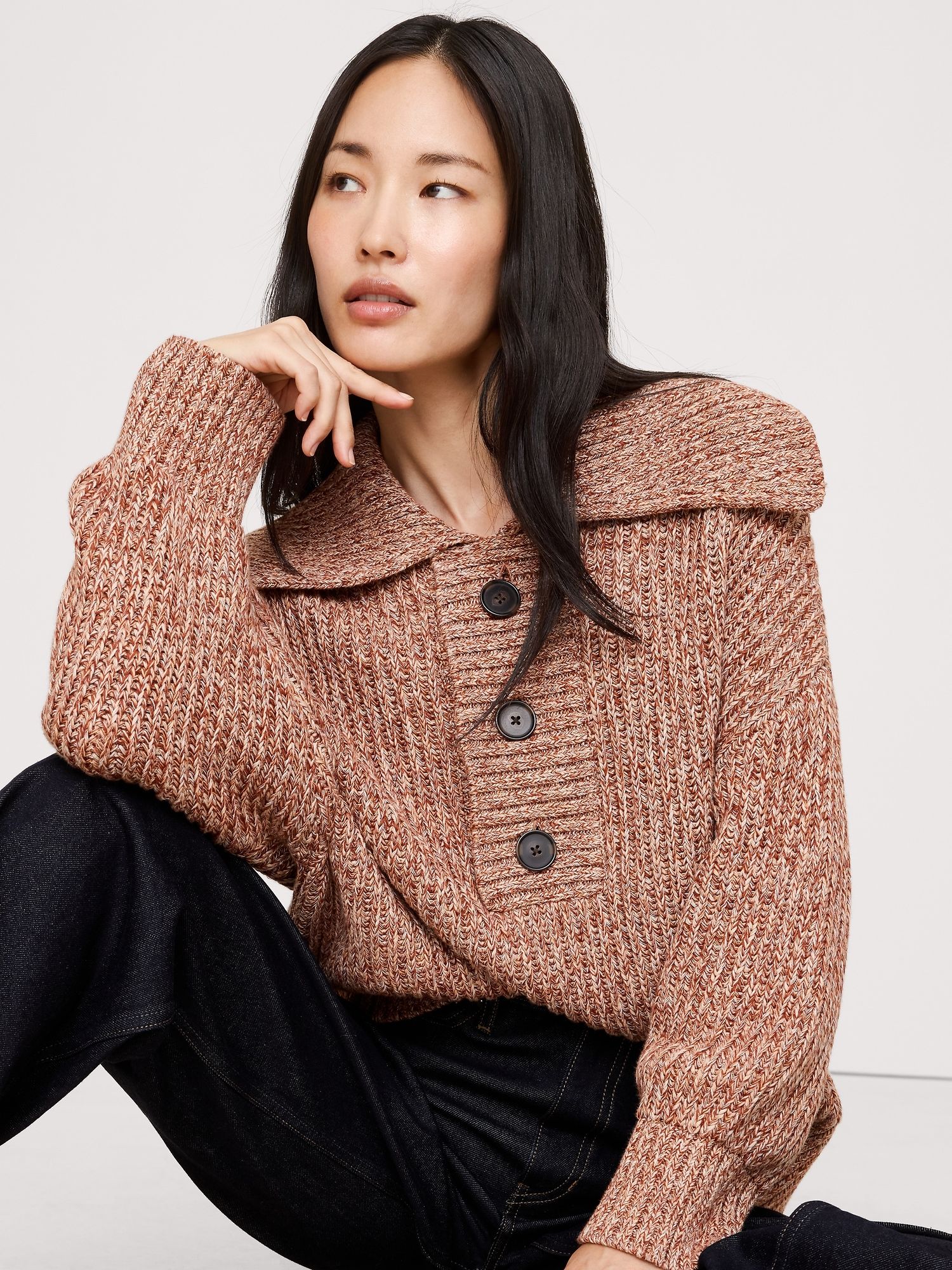 Oversized Cotton Sailor Sweater