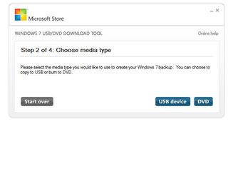 Step 4: USB or DVD?