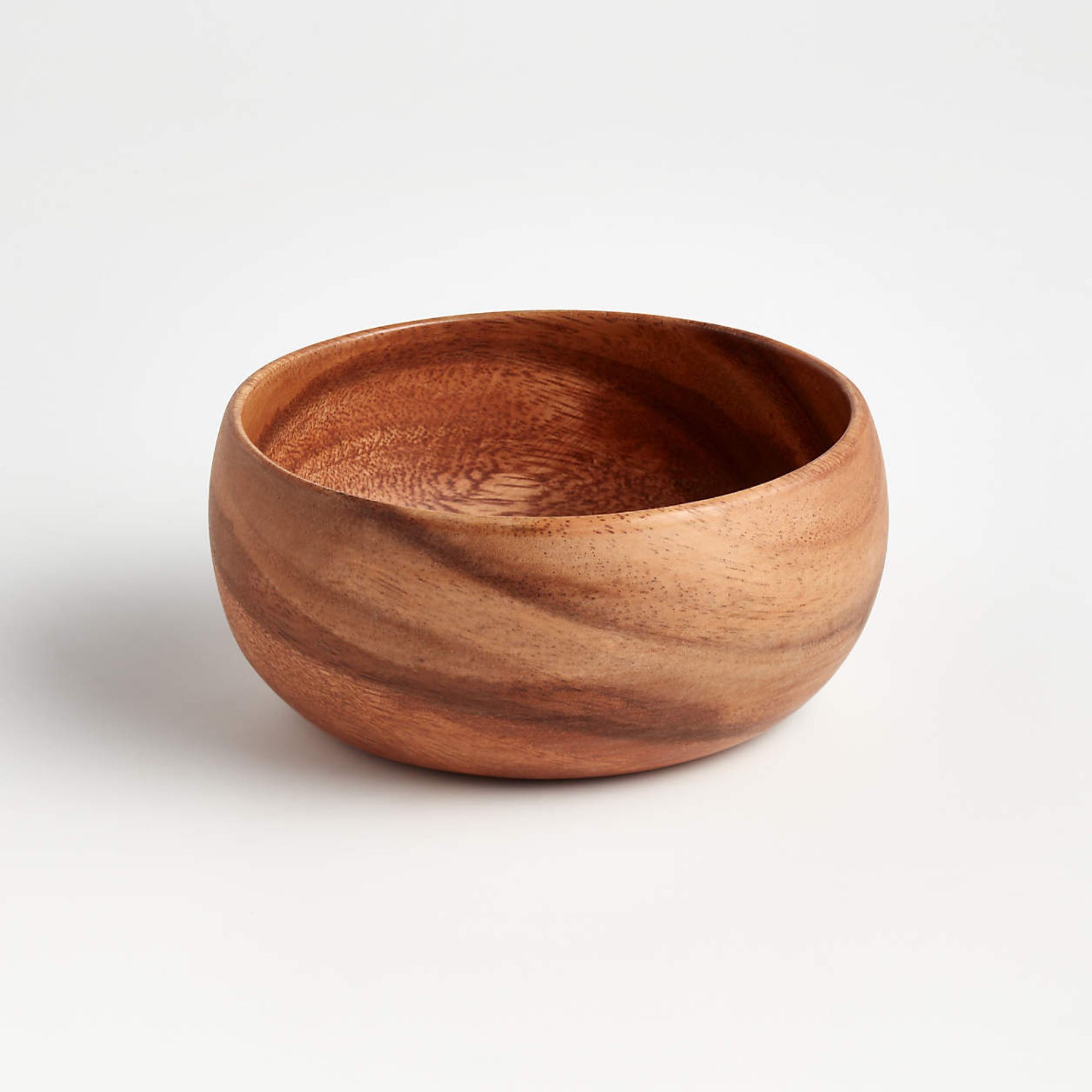Tondo 5.75&quot; Small Acacia Wood Serving Bowl