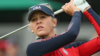 Jessica Korda at the 2021 Solheim Cup in Ohio