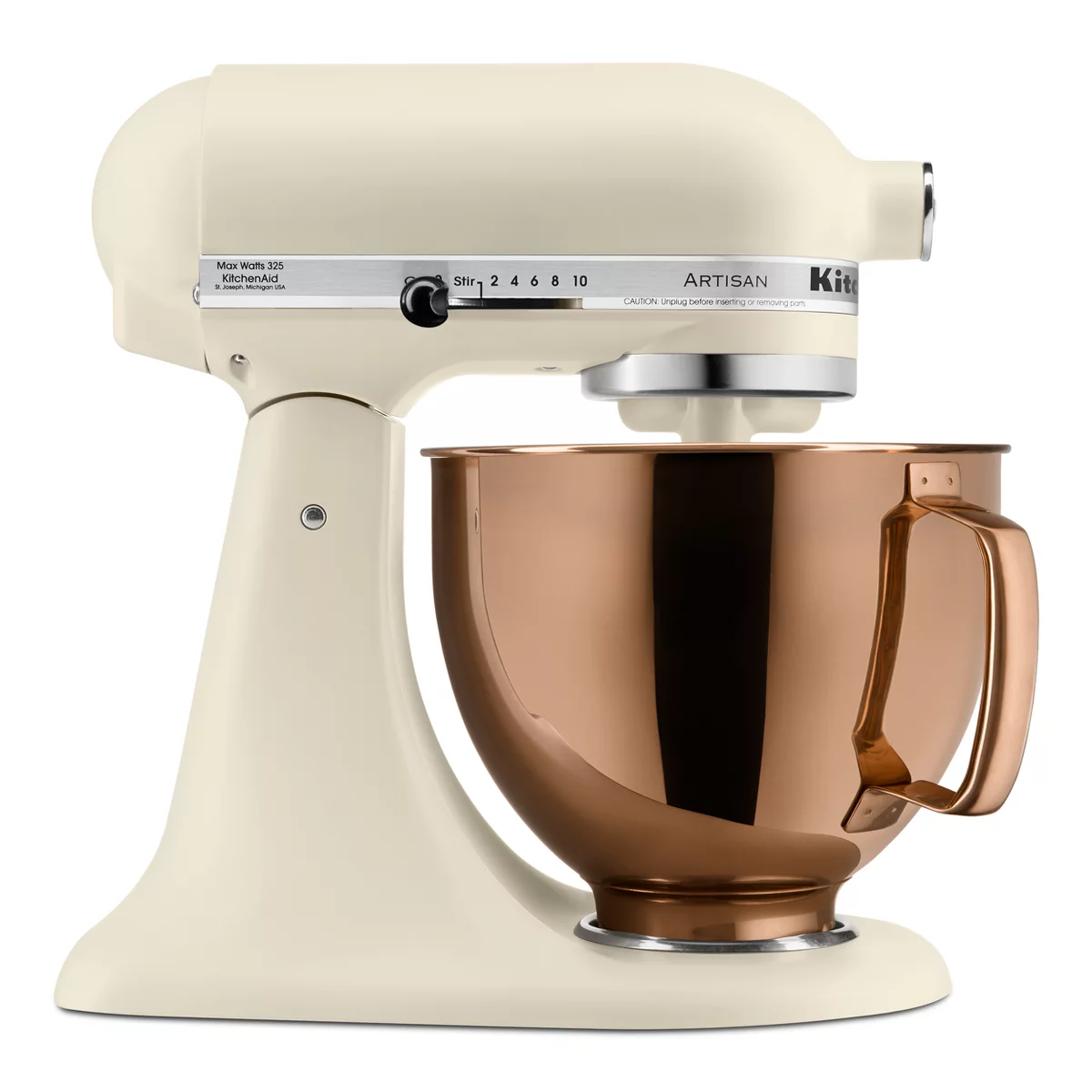Kitchenaid 5qt 10-Speed Stand Mixer With Copper Bowl Fresh Linen - Hearth U0026#38; Handu0026#8482; With Magnolia: Metal, 325w, 22.8 Lbs