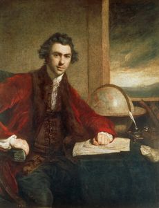 Portrait of Sir Joseph Banks by Joshua Reynolds. Credit: De Agostini via Getty Images