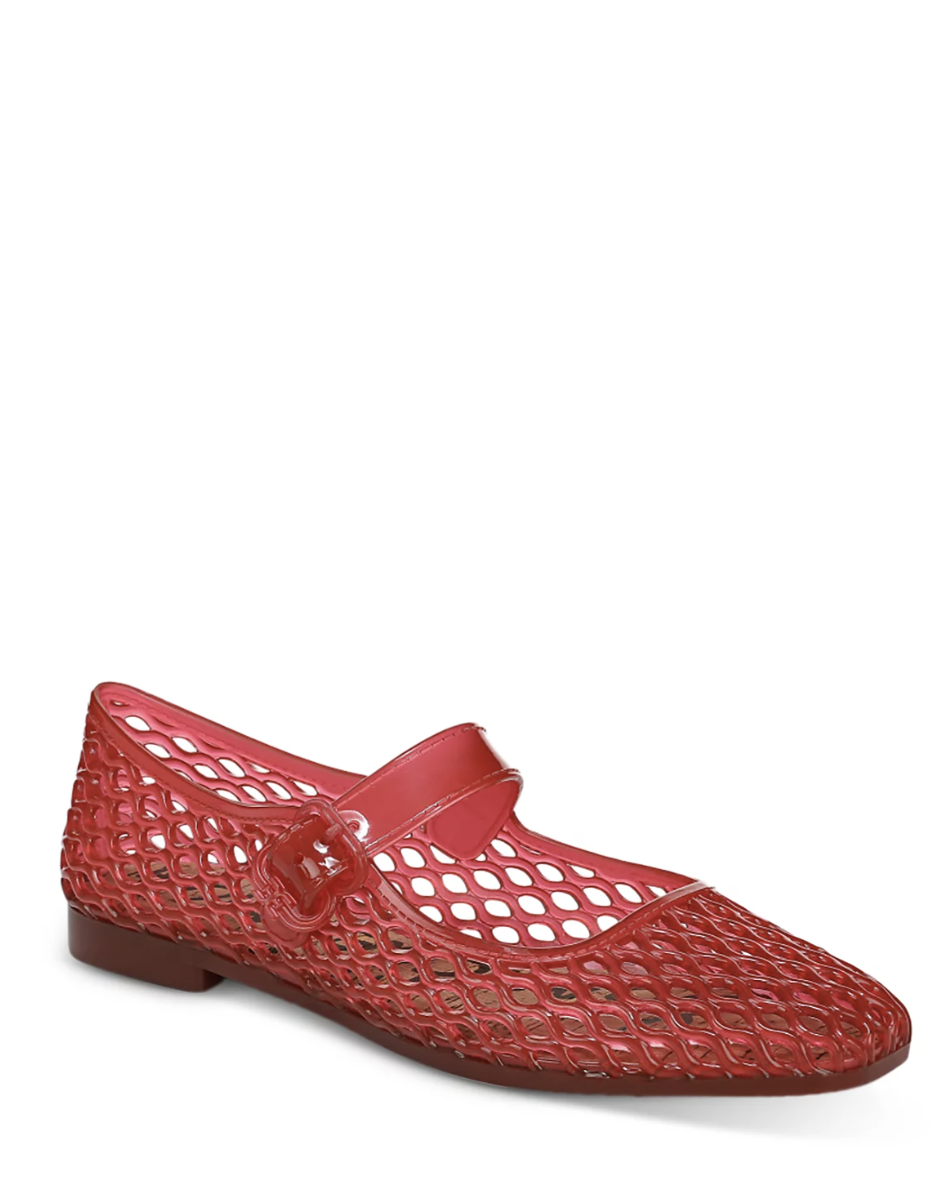 Michaela Square Toe Jelly Flats