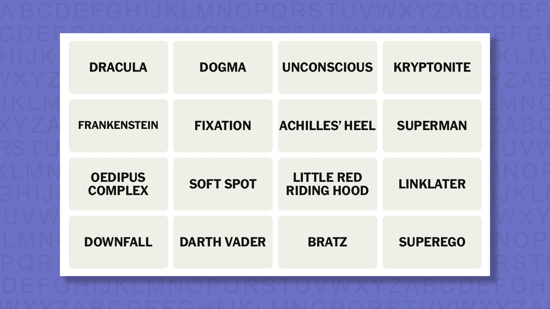 NYT Connections hints for game 926 on a purple background