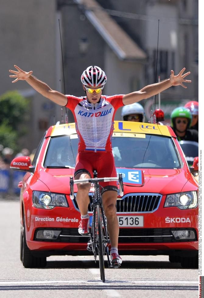 Simon Spilak (Kausha) celebrates his big win