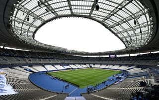 Preparations for the Champions League final 2022 at the Stade de France, Paris