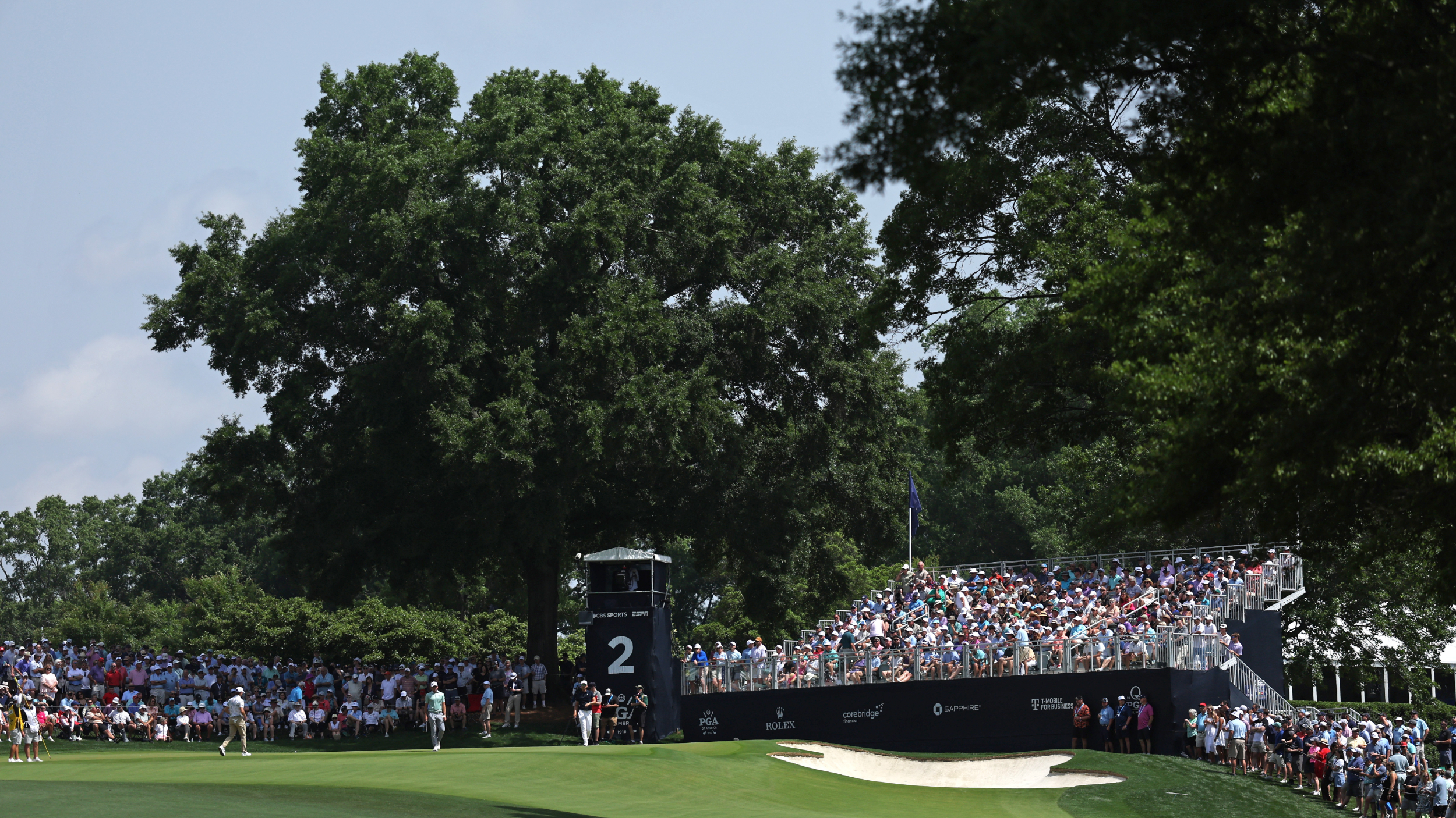 The second hole at Quail Hollow 