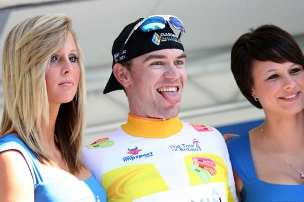 Chris Sutton (Garmin-Slipstream) leads the Tour of Britain