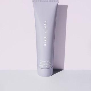 Fenty Skin Total Cleans'r in a purple bottle for Black-owned beauty and skincare brands.
