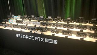 AIB RTX 40-super cards together.