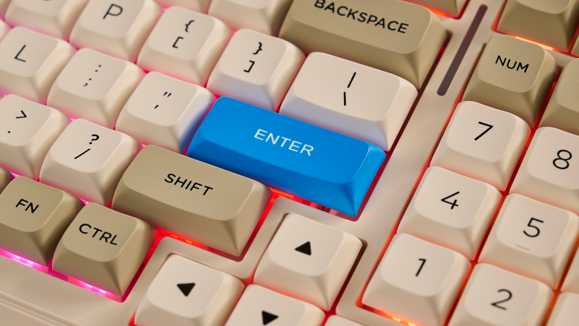 A colorful MCHOSE K99 V2 mechanical keyboard for productivity