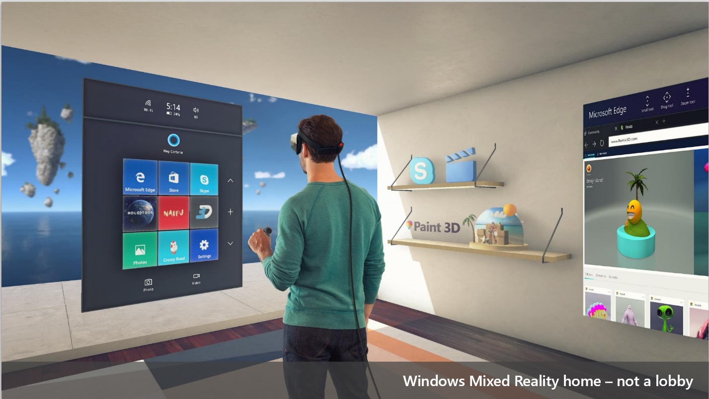 Windows mixed reality clearance home