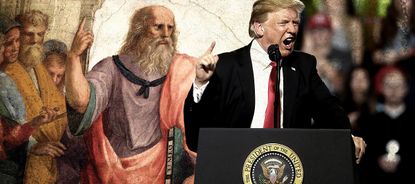 Plato and President Trump.