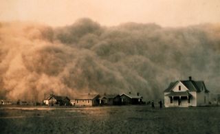 1930s dust bowl storm