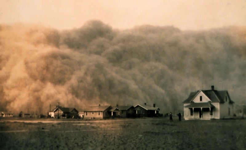 1930s dust bowl storm