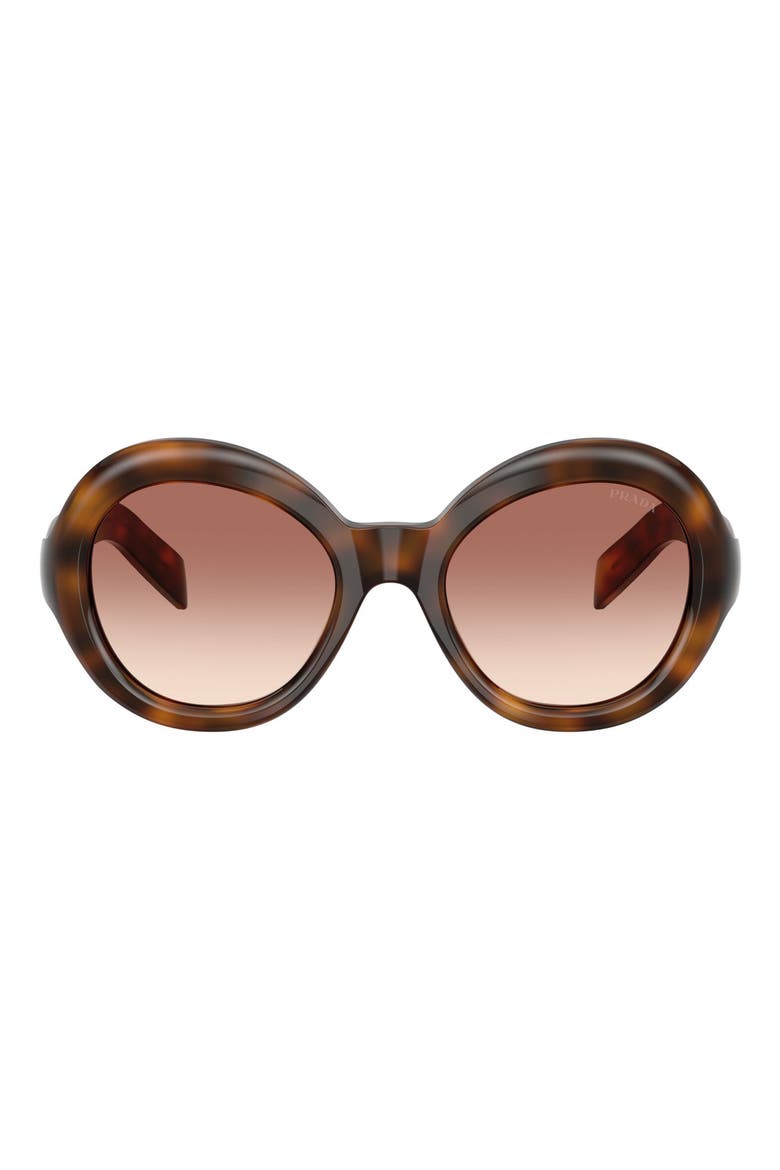 53mm Gradient Round Sunglasses