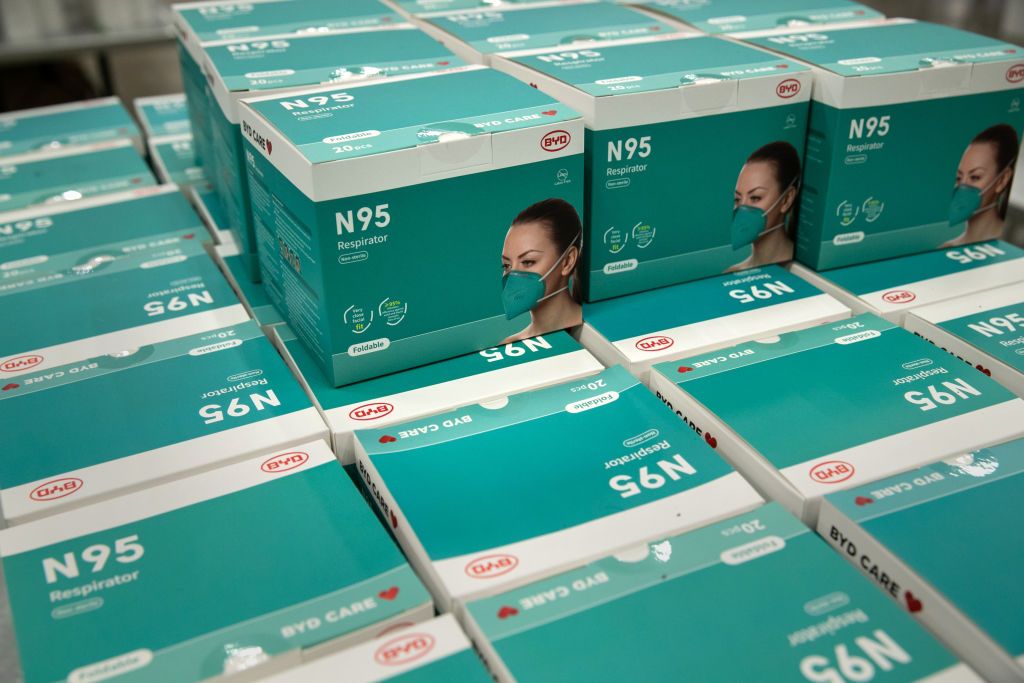 N95 masks.