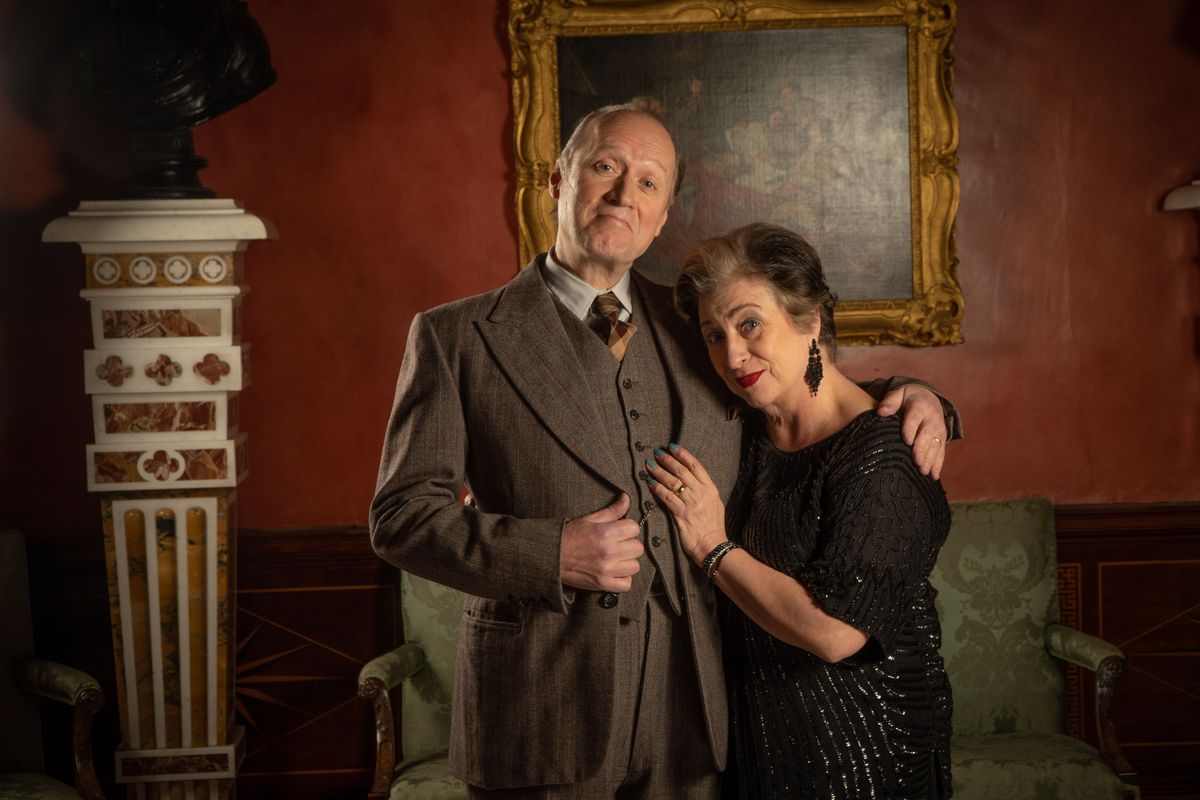 Midsomer couple: Adrian Edmondson and Caroline Quentin play husband and wife Hugo Welles and Helen.