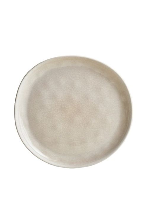 Set of 4 Linen Reactive Picnic Dinner Plates