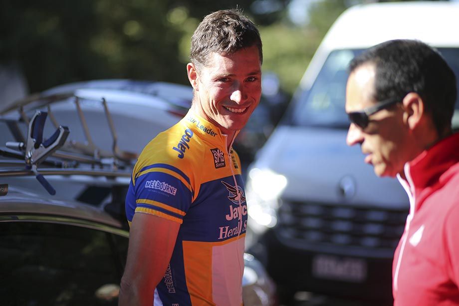 Will Clarke was in good spirits prior to the stage start