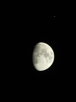 Moon and Jupiter Close Encounter