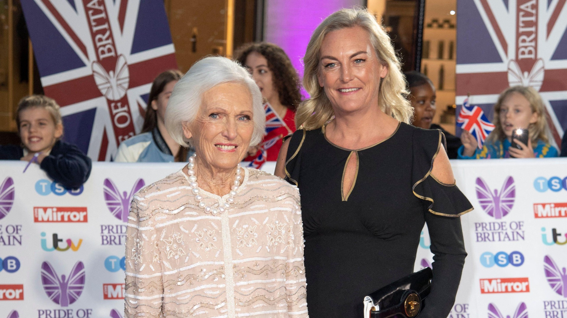 Mary Berry and daughter Annabel at the Daily Mirror Pride of Britain Awards with TSB at the Grosvenor House Hotel
