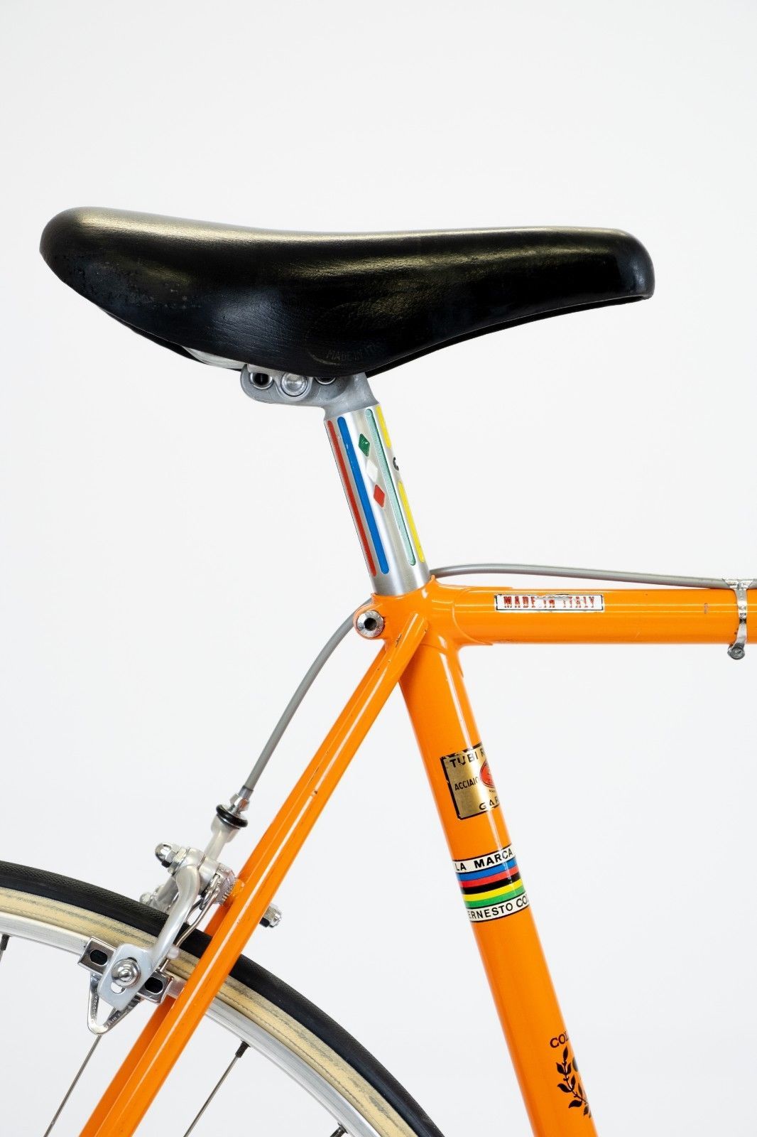The bike&rsquo;s beautiful 'pantographed' Campagnolo Nuovo Record seatpost