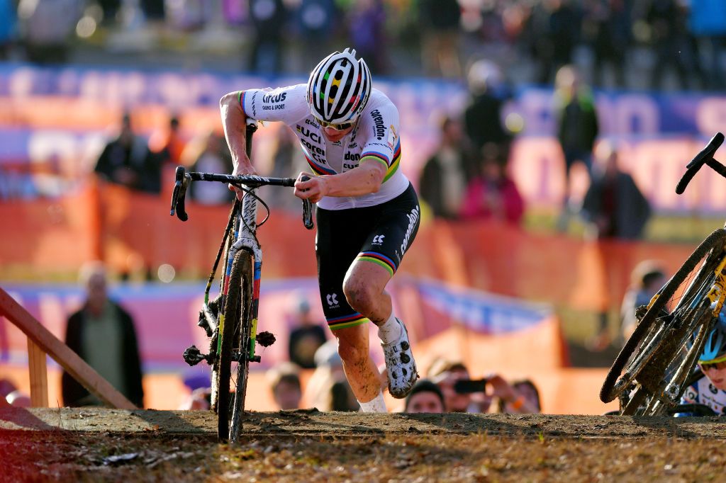 TABOR CZECH REPUBLIC NOVEMBER 16 Mathieu Van Der Poel of The Netherlands and Team Corendon Circus during the 23rd Tabor World Cup 2019 Men Elite UCICX TelenetUCICXWC on November 16 2019 in Tabor Czech Republic Photo by Luc ClaessenGetty Images
