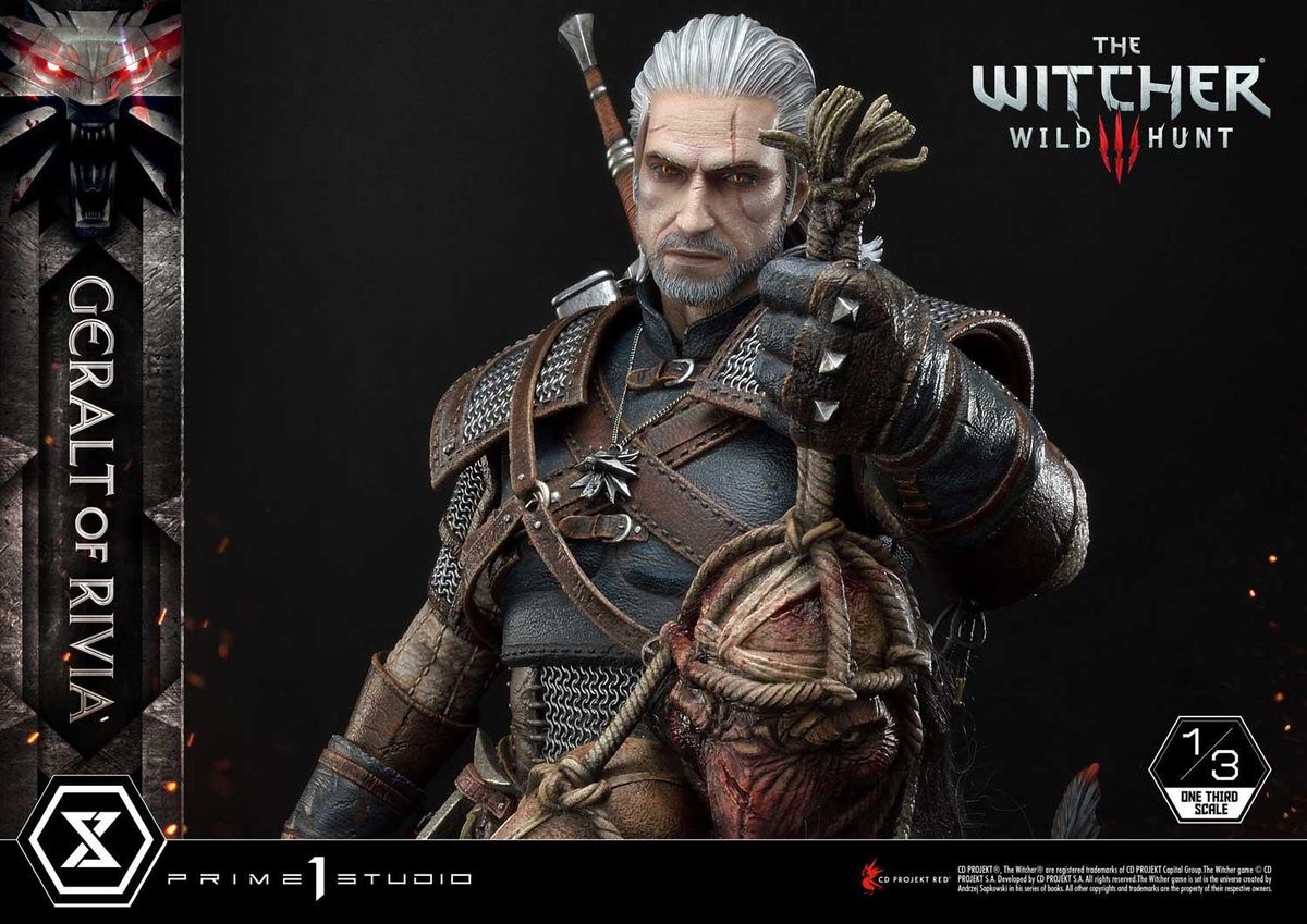 Geralt of Rivia statue