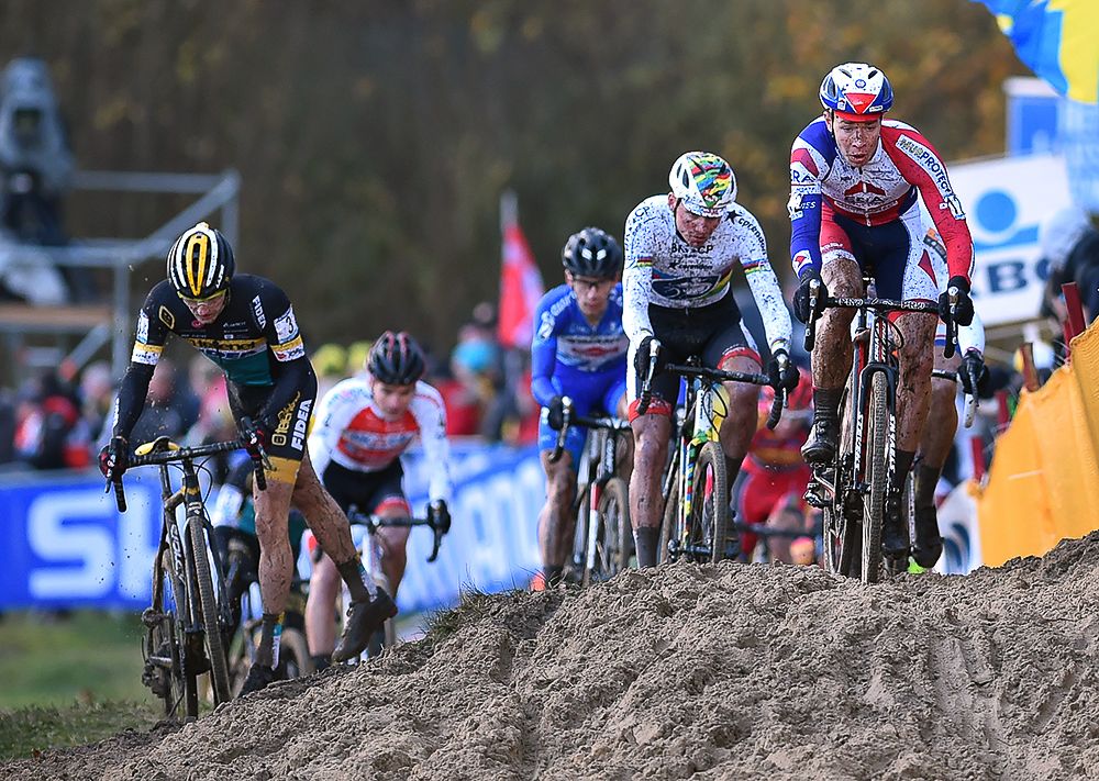 Laurens Sweeck (Bel), Mathieu van der Poel (Ned) and Corne van Kessel (Ned)