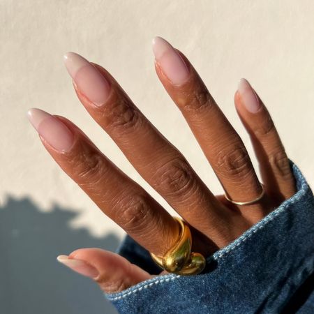 Invisible French manicure