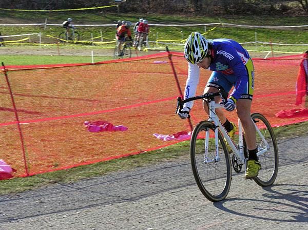 Collin Hustin kept the series leader's jersey in the Cat 2-3 race.