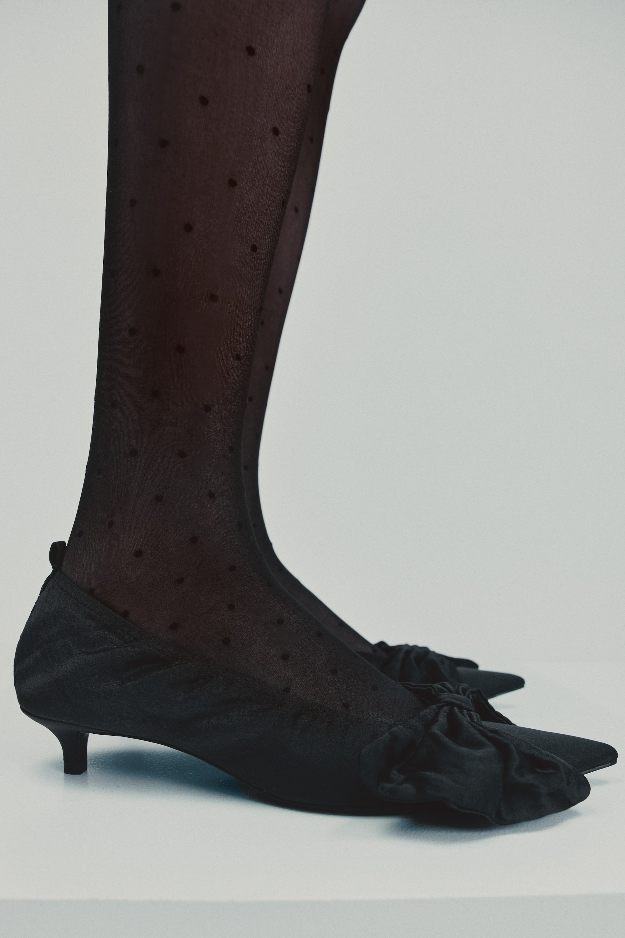 Bow-Detail Court Shoes