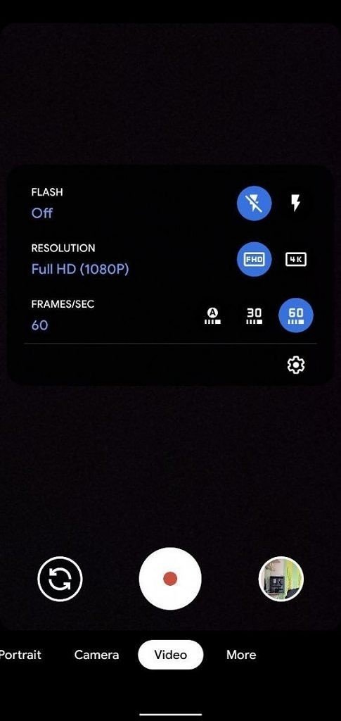 Google Camera 7 4 Pixel 4 Video Resolution Toggle