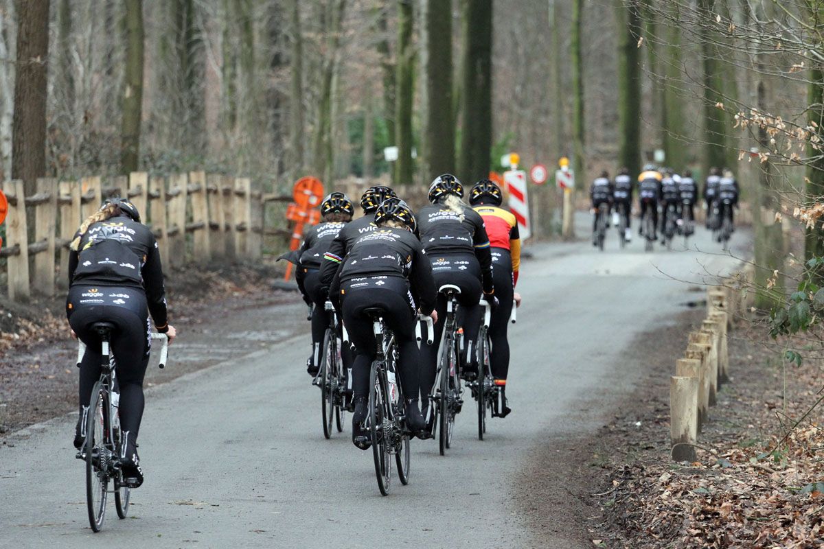 The team splits into two groups