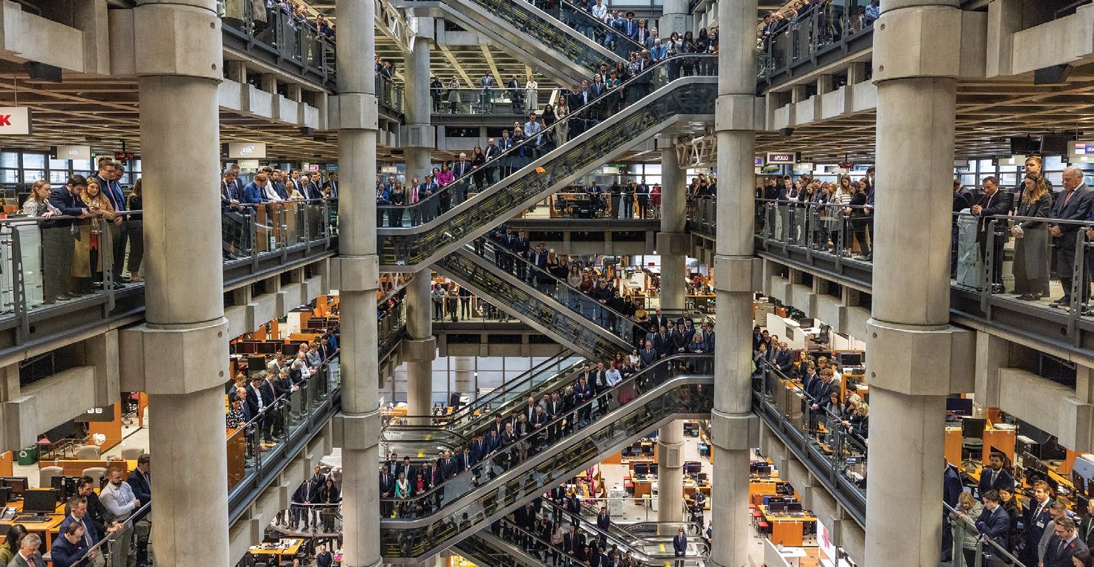 Remembrance Service Held At Lloyd’s of London
