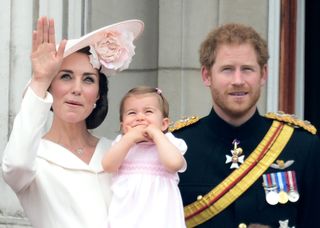 Kate Middleton, Princess Charlotte, Prince Harry