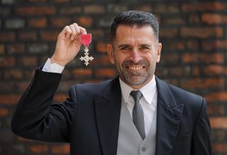 Francis Benali was made an MBE following an investiture ceremony at St James’s Palace this month