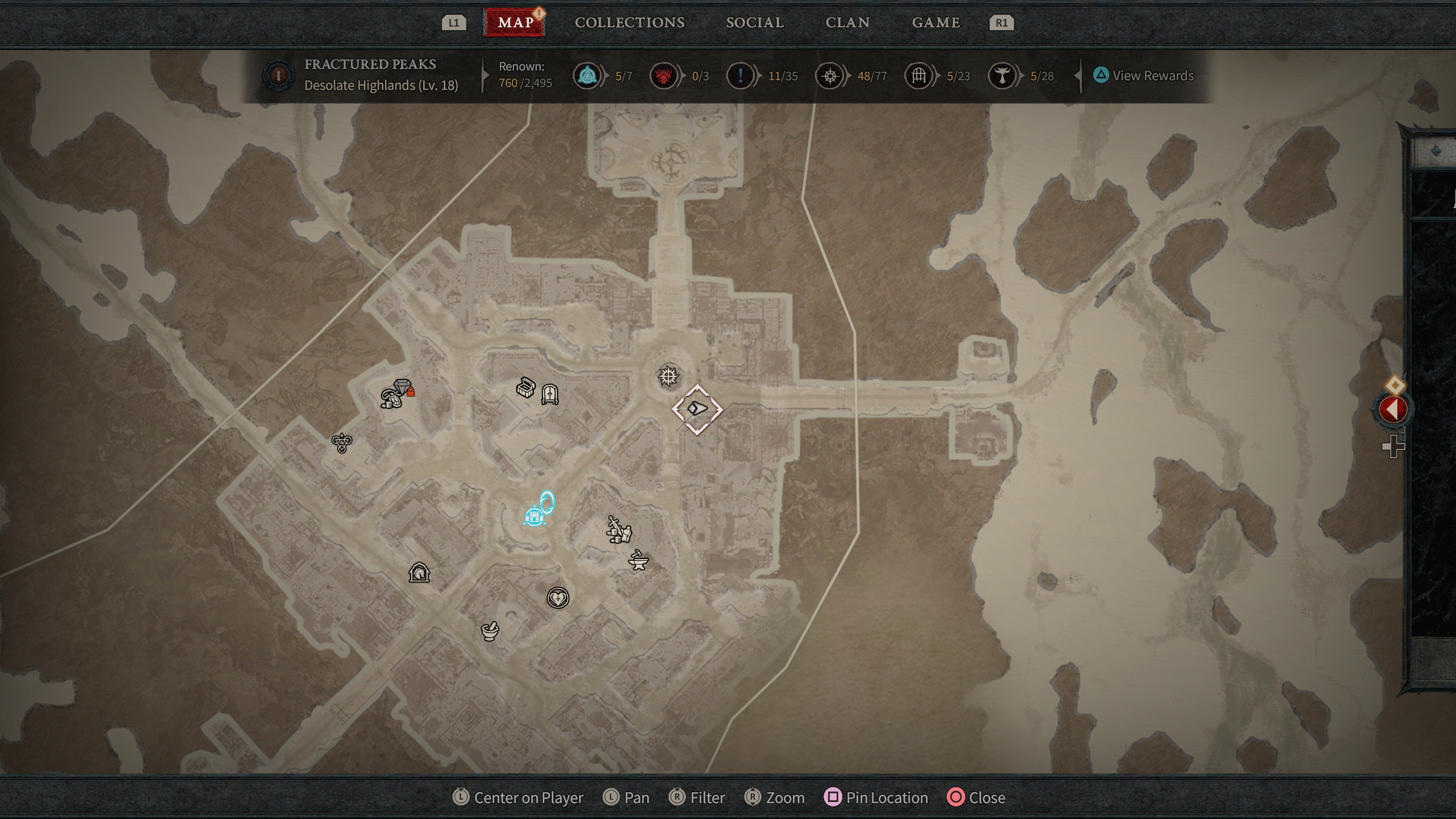 Diablo 4 emote quest location for Guard Boza